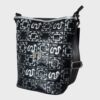 INS CEO Jet Black Patterned Tote